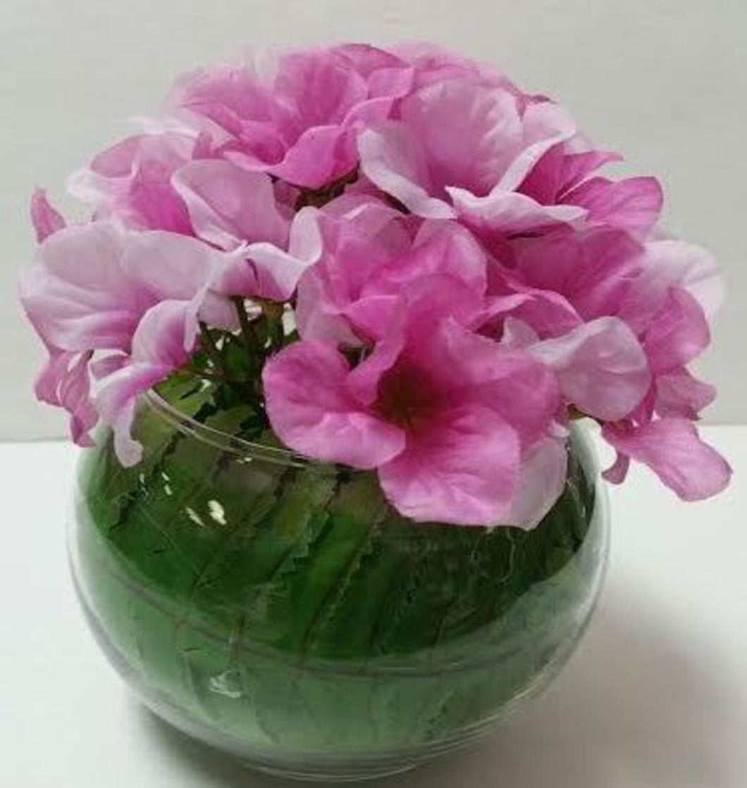 WOMENS DAY / MOTHERS DAY SPECIAL LOVELY PINK SPRING HANDMADE FLOWER ARRANGEMENT / BOUQUET WITH VASE FOR HOME DECOR AND GIFTS