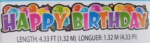 Load image into Gallery viewer, 1 Big Birthday Banner and 6 streamers set
