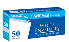 Load image into Gallery viewer, #10 Self-Seal White Envelope (50/Pack)
