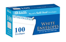 Load image into Gallery viewer, #6 3/4 Self-Seal White Envelope (100/Pack)
