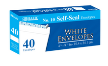 Load image into Gallery viewer, #10 Self-Seal White Envelope (40/Pack)
