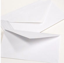 Load image into Gallery viewer, #6 3/4 White Envelope w/ Gummed Closure (100/Pack)
