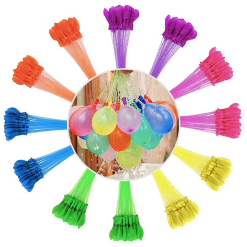 111pcs Water Balloons Refill Package Funny Summer Outdoor Toy Water Balloon Bombs Summer Novelty Gag Toys For Children