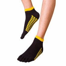 Load image into Gallery viewer, 2017 New Mens Toe Yoga  Socks Cotton Five Fingers Sport Socks Running Socks with Toes Ankle Socks 5 colors #EW
