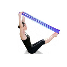 Load image into Gallery viewer, 2017 New Pilates Yoga Resistance Bands Aerobics Stretch Tensile Elastic Band yoga banda de resistencia
