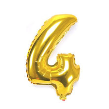 Load image into Gallery viewer, 32 inch Thickened Helium Foil Balloons Birthday Number Balloons for Wedding Anniversary Decoration (Gold)
